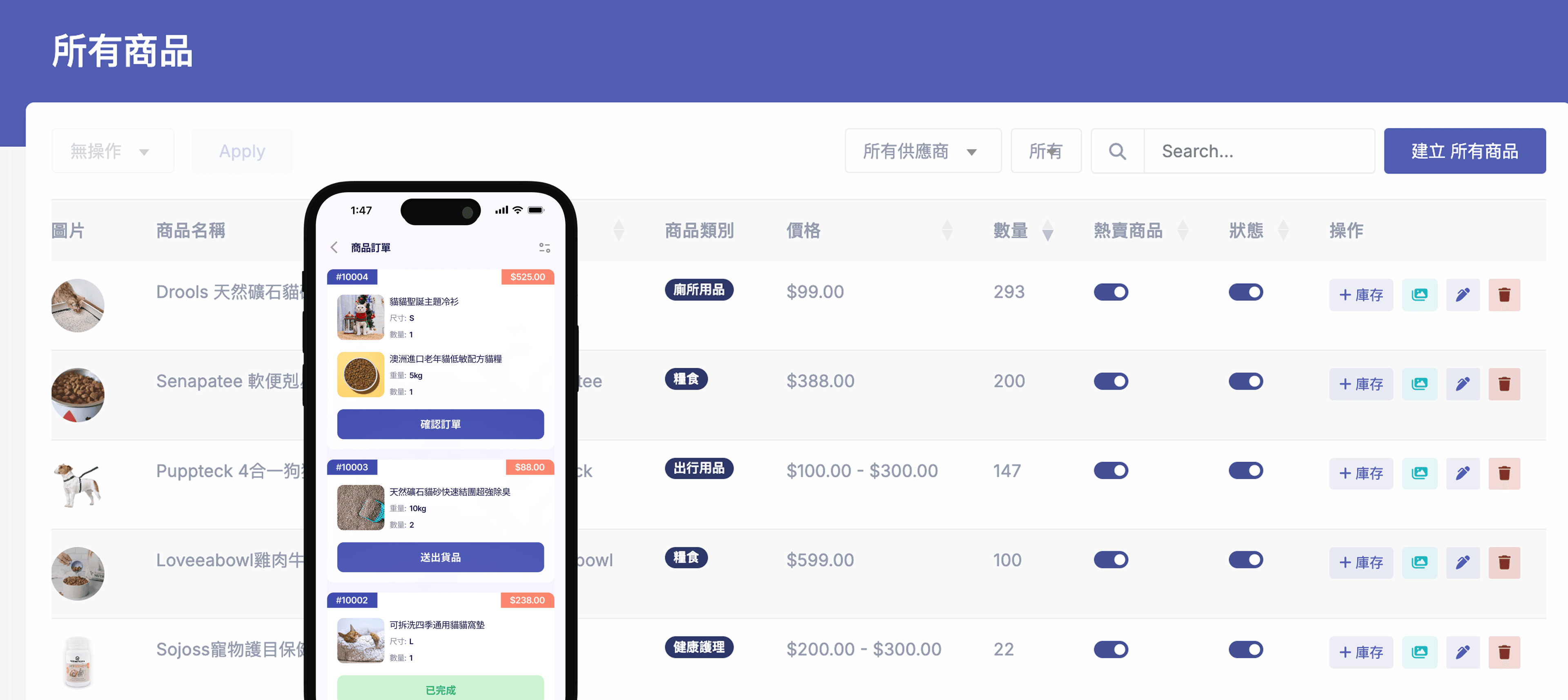Doki Business App screens